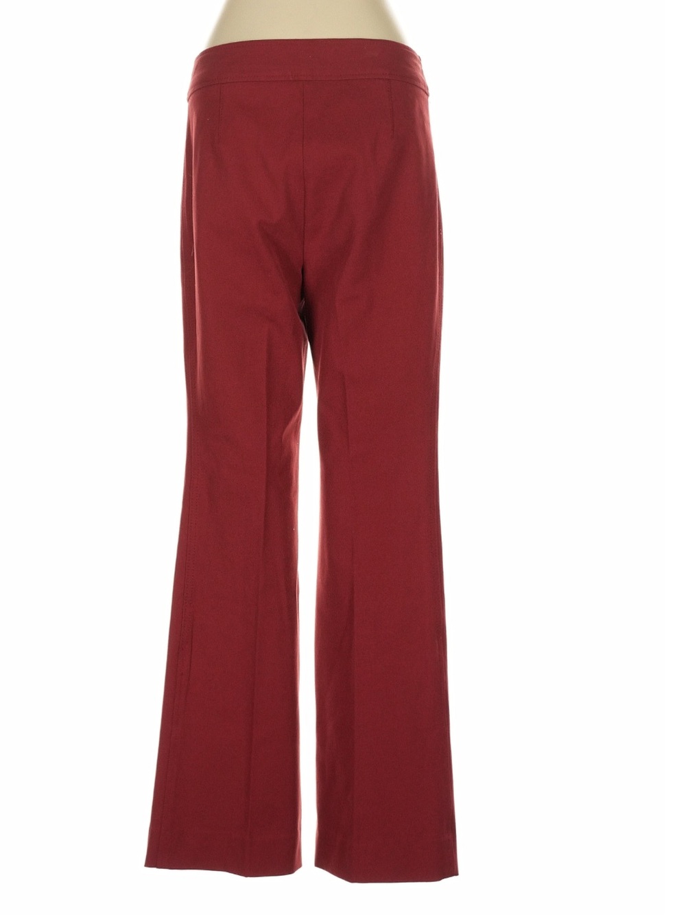 NWOT Derek Lam 10 Crosby Red Sailor Button Wide Leg Pants Approx Size 6 Elegant - Picture 2 of 7